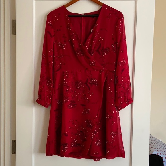 Madewell Hazelwood Floral RED NWT - Picture 4 of 14